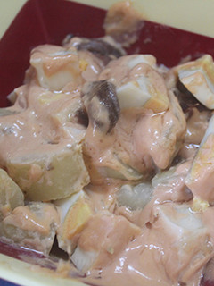 Una foto de Ensalada de patata, huevo y anchoas