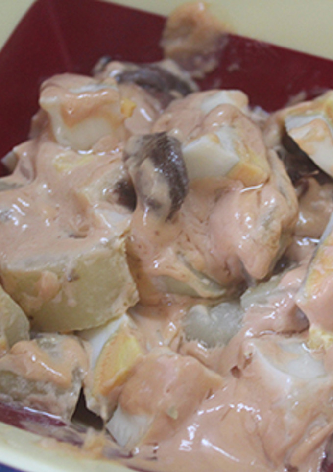 Una foto de Ensalada de patata, huevo y anchoas