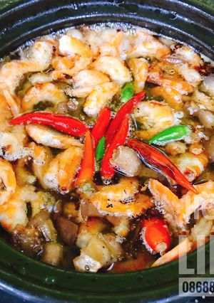 Hình của món Tôm Khô kho quẹt.