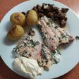 Salmón en papillote a las hierbas frescas