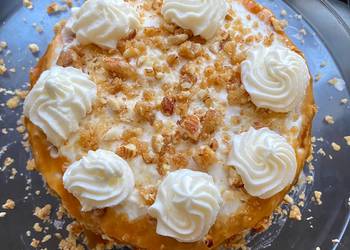 How to Make Tasty Eggless Butterscotch Cake