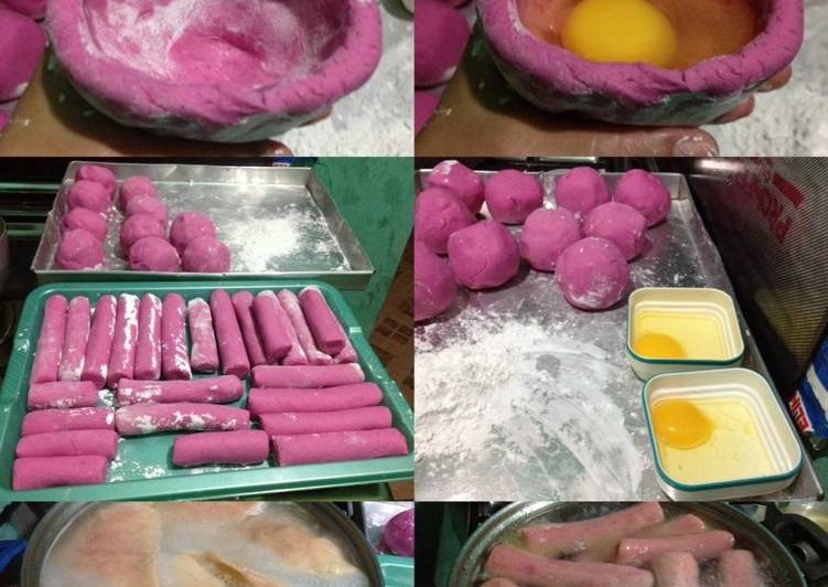 Pempek "Melarat" buah Naga Merah