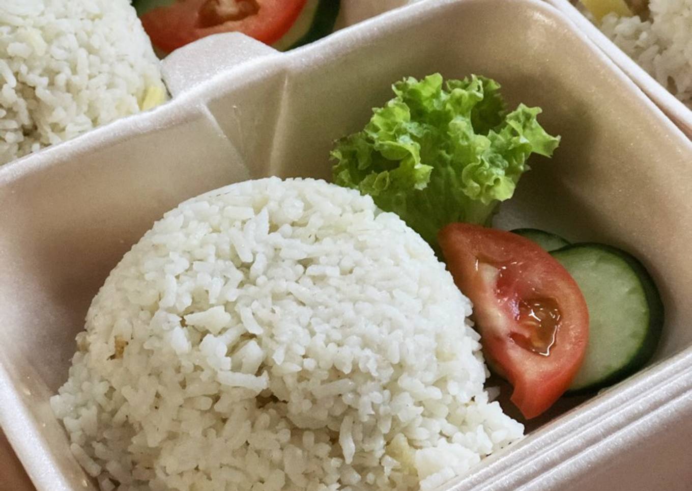 Nasi ayam ringan