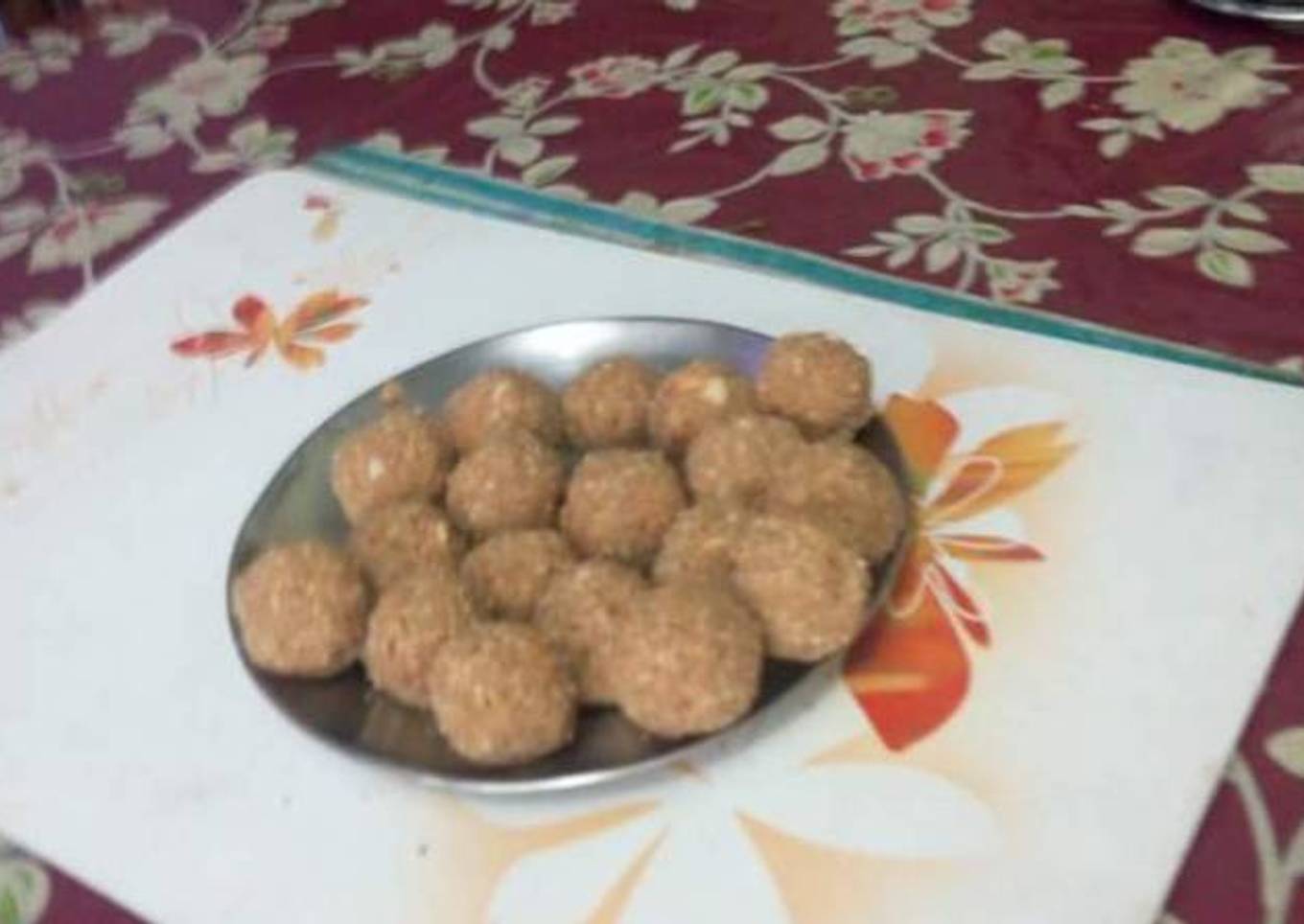 Almond sesame peanut laddu with jaggery