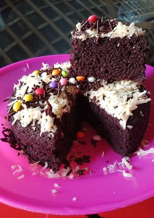 Foto resep Brownies kukus 3sdm ngembang dan lembut