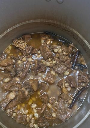 Hình của món Bò trung hoa.