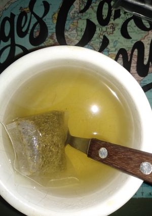 Una foto de Infusión digestiva y relajante 🌾🍃☕