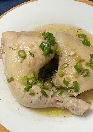 快速清淡鹽水雞 的食譜成品照片