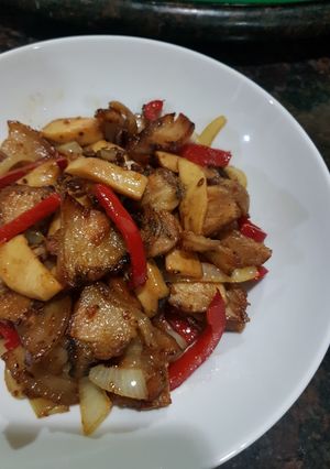 Foto resep Samcan/Pork Belly cah Tauco