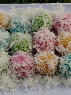 Foto resep Klepon Pelangi