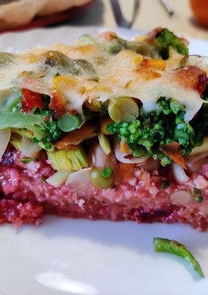 Zöldség torta recept fotója