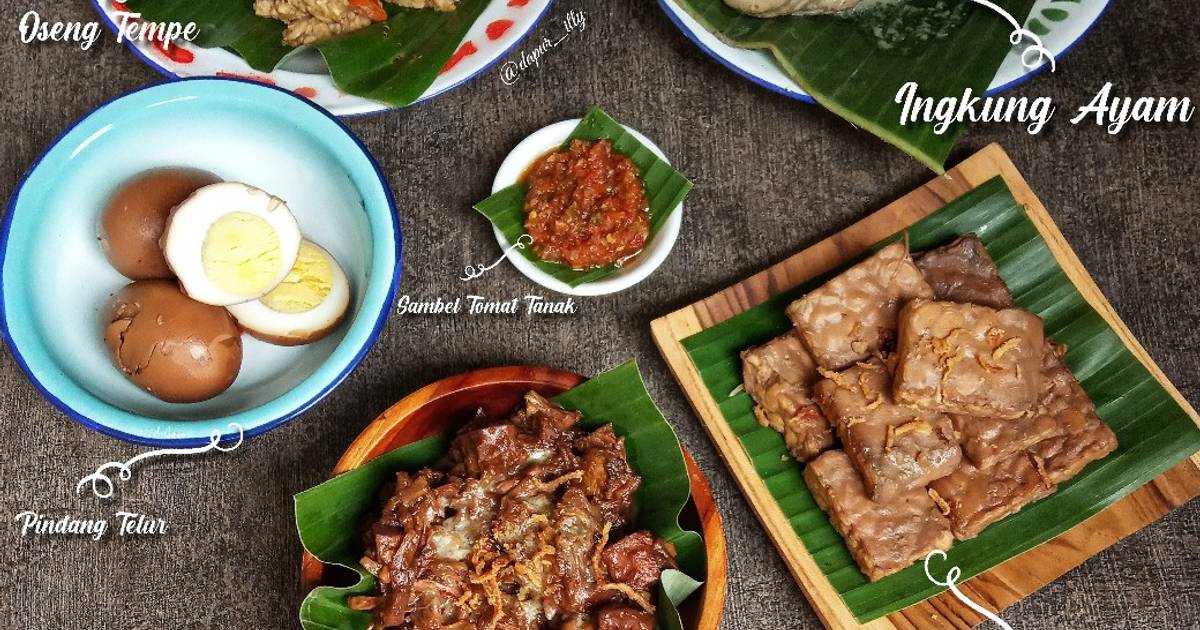 Resep Gudeg Jogja Komplit (Merah,Tanpa Daun Jati) oleh Dapur illy Cookpad