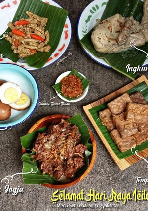 Foto resep Gudeg Jogja Komplit (Merah,Tanpa Daun Jati)