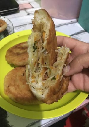Foto resep Korea Street food, Hotteok isi bihun dan coklat keju