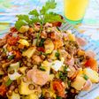 Ensalada energética con lentejas "Wampesito"