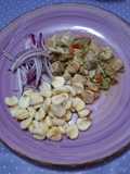 Ceviche con Choclo cocido