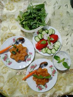 عکسی از دستور آلو دو پیازه شیرازی