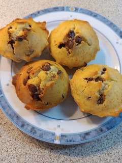 Φωτογραφία της συνταγής Muffins με σταγόνες σοκολάτας