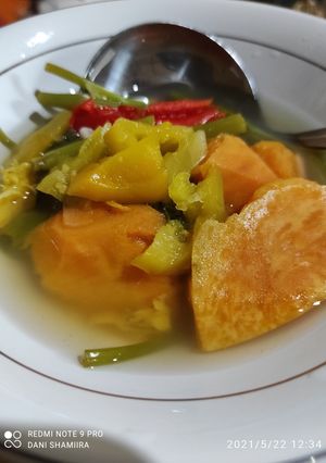 Foto resep Gangan asam ubi lancar