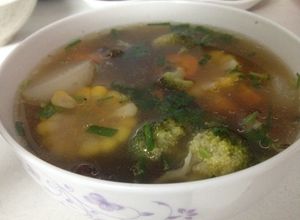 Hình của món Canh thập cẩm (chay).