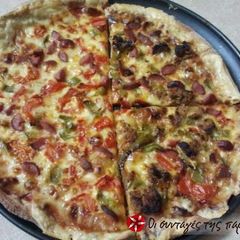 A picture of Whole wheat pizza.