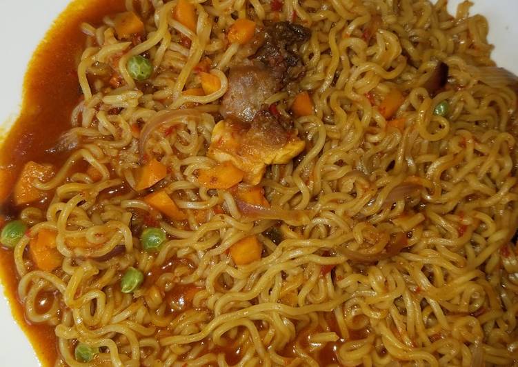 Simple Way to Cook Yummy Vegs indomie