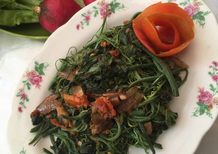 Resep Tumis balacan pucuk labu🤤 yang Bikin Ngiler