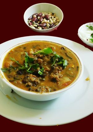 A picture of Dal Makhani Revisited/deconstructed.