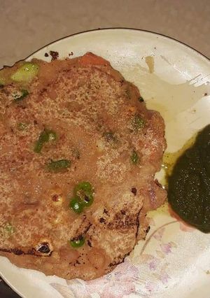 A picture of Besan ka chila.