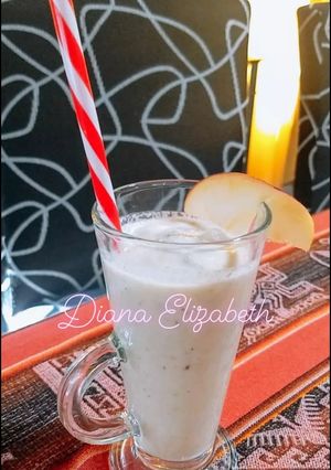 Una foto de Licuado de manzanas y avena.👩🏼🍳🍎