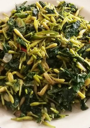 Foto resep Oseng Daun Pepaya Dan Bunga Pepaya