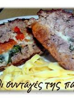 Φωτογραφία της συνταγής Ρολό κιμά γεμιστό