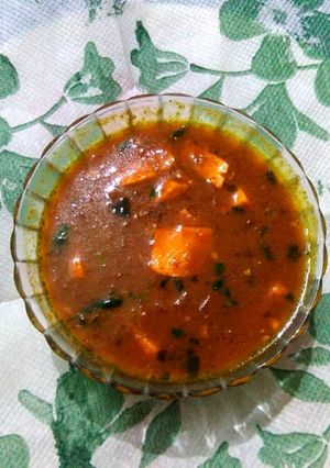A picture of Masala paneer.