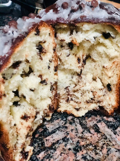 Una foto de Pan dulce con chispas de chocolate