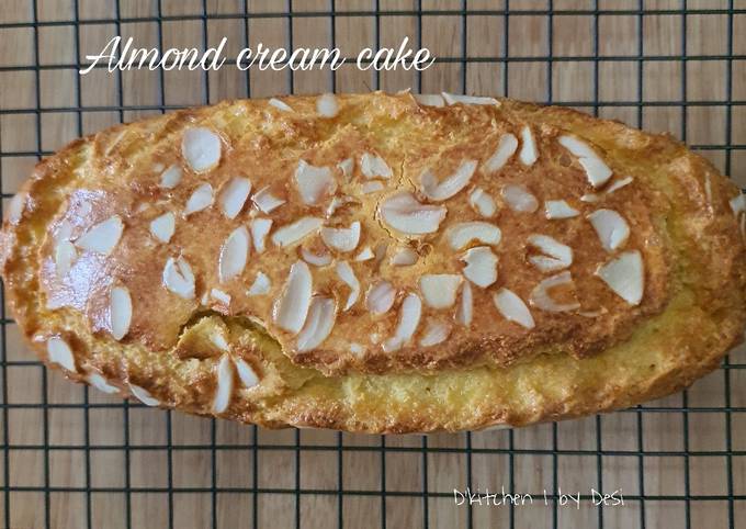 Almond cream cake #ketofriendly