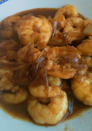 Foto resep Udang saus inggris