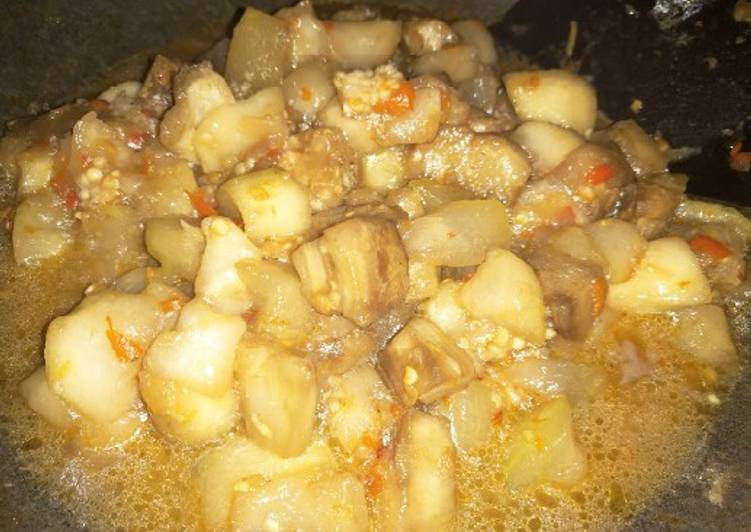 Terong Ungu Labu Putih Balado