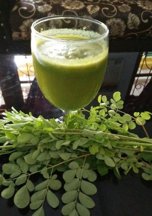 Foto resep Jus daun kelor dan apel