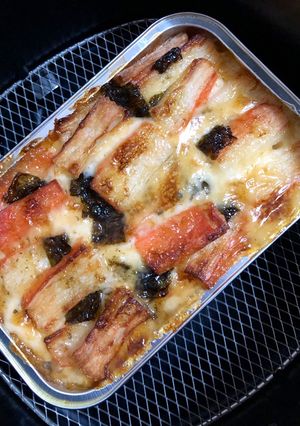Foto resep Kani Shirataki Rice Mentai with Air Fryer
