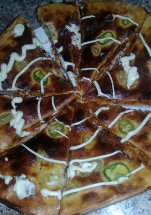 صورة لوصفة بيتزا محشية 😋😋😋😛😛😍😍😍