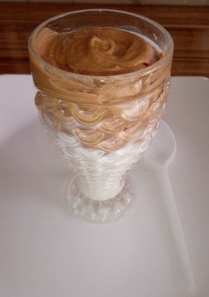 A picture of Dalgona Coffee.