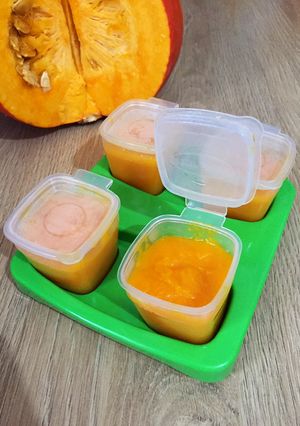 Foto resep Mpasi 6 bulan : pure kabocha