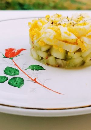 Une photo de Tartare de concombre