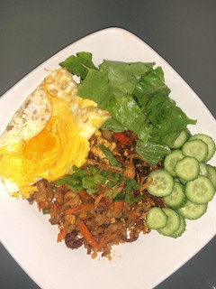 Foto resep Nasi goreng (shirataki) kepiting 🦀