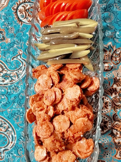 عکسی از دستور یه بندری خوش رنگ و خوشمزه