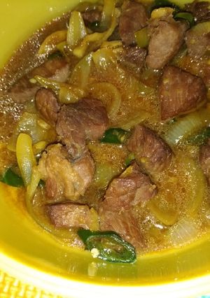 Foto resep Tumis daging sapi cabe hijau