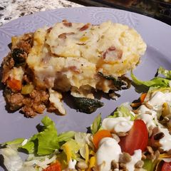 A picture of Veggie Packed Shepard's Pie.