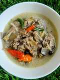 Sayur Jantung Pisang Kuah Santan