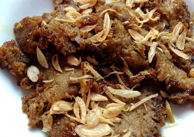 Gepuk Daging Sapi (Empal Sunda)