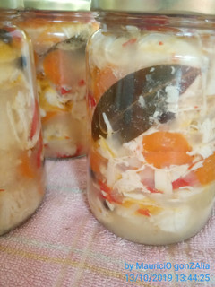 Una foto de Escabeche de pollo